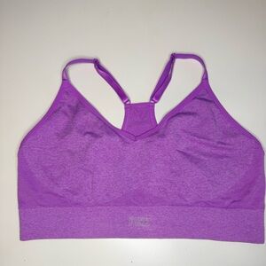 Pink Active by Victorias Secret Purple Sports Bra GUC Size XXL